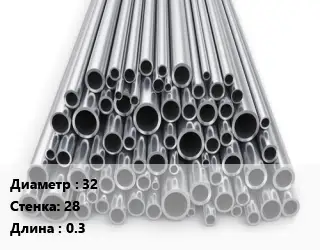 Труба титановая 32 s=28 L=0.3